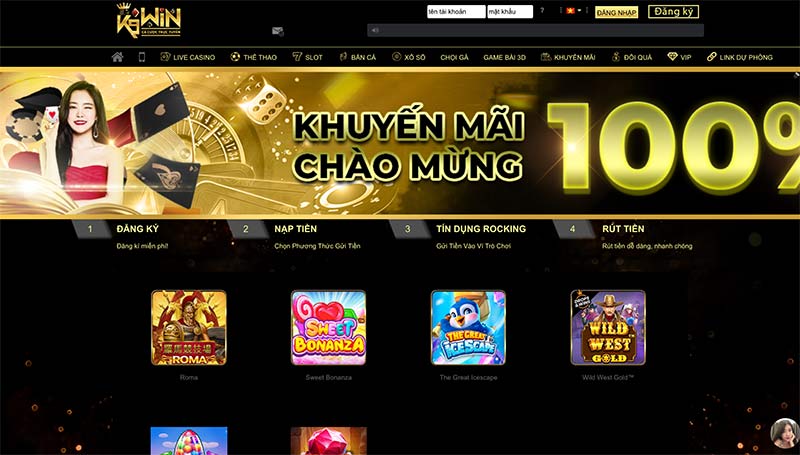 Nhà cái K9win Casino Online
